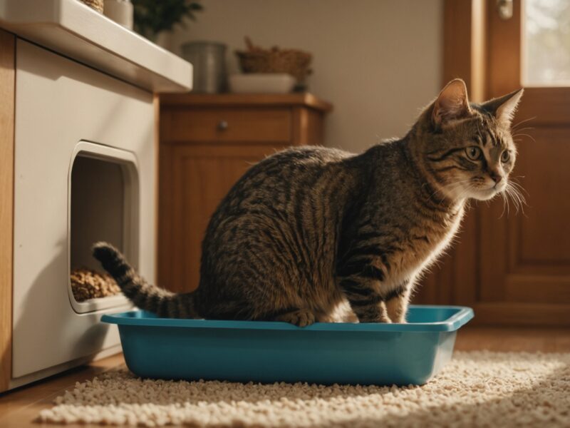Mon chat mange sa litière : comprendre les raisons et comment y remédier