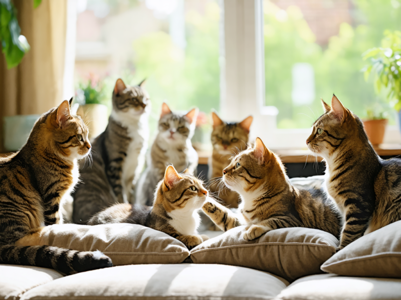 Chats en harmonie : astuces pour éviter les conflits dans un foyer à plusieurs félins