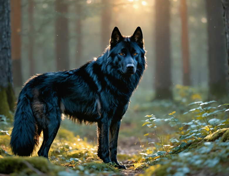 Chien-loup noir : son allure, son tempérament et ses spécificités