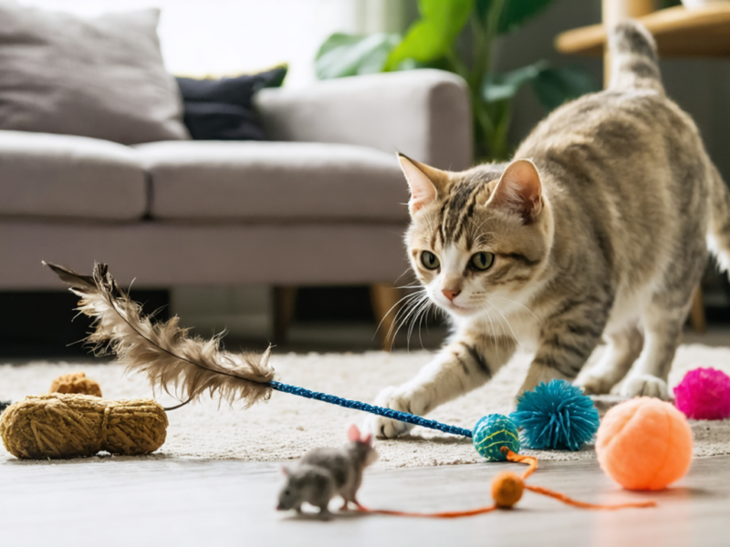 Jouets pour chats : découvrez les incontournables pour éveiller leur instinct de chasse