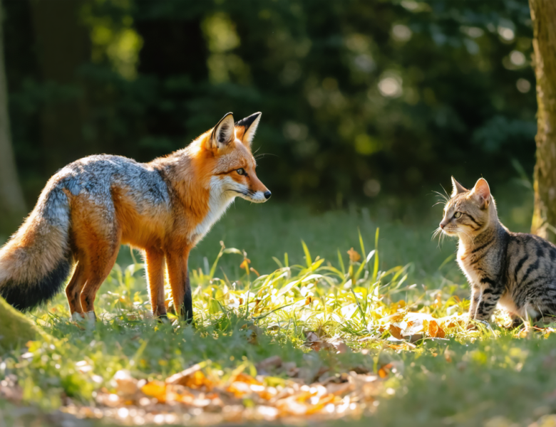 Le renard peut-il s&rsquo;attaquer aux chats ? Conditions et comportements à connaître