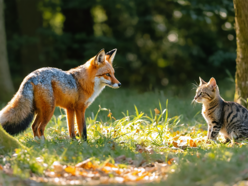 Le renard peut-il s&rsquo;attaquer aux chats ? Conditions et comportements à connaître