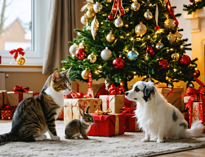 Sapin de Noël et animaux de compagnie : conseils essentiels pour une cohabitation en toute sécurité